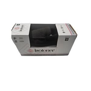 Isotoner Gel Infused Memory Foam Slippers Black Size M  8-9
